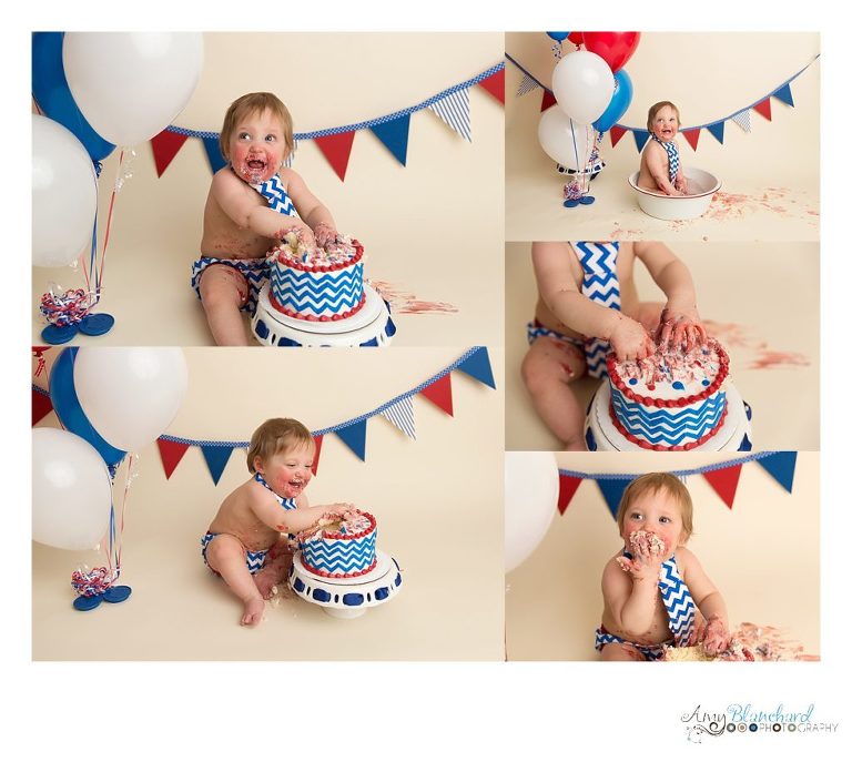 Omaha First Birthdays Cake Smash Photographer